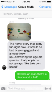 One of many interesting conversations we've had as dads.