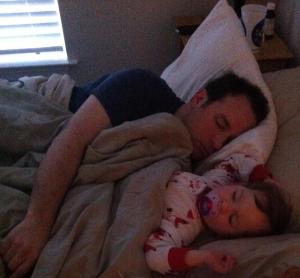 All-too often, this girl winds up in our bed.